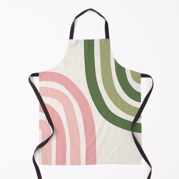 Item preview, Minimalist Boho Rainbow Abstract Art Pattern in Sage Pink designed and sold by nineFlorals.