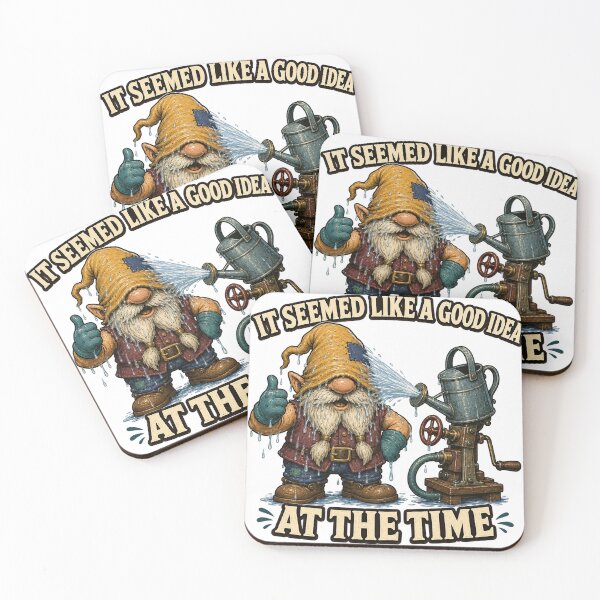 Item preview, It Seemed Like a Good Idea at the Time Funny Inventor Gnome designed and sold by WorldByFlowers.