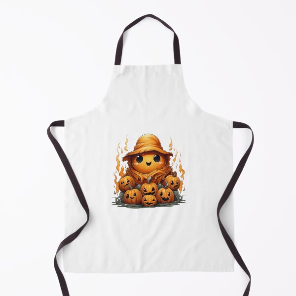 Item preview, Cute Kawaii Pumpkin Ghost Halloween Fall Sticker designed and sold by سله أرت.