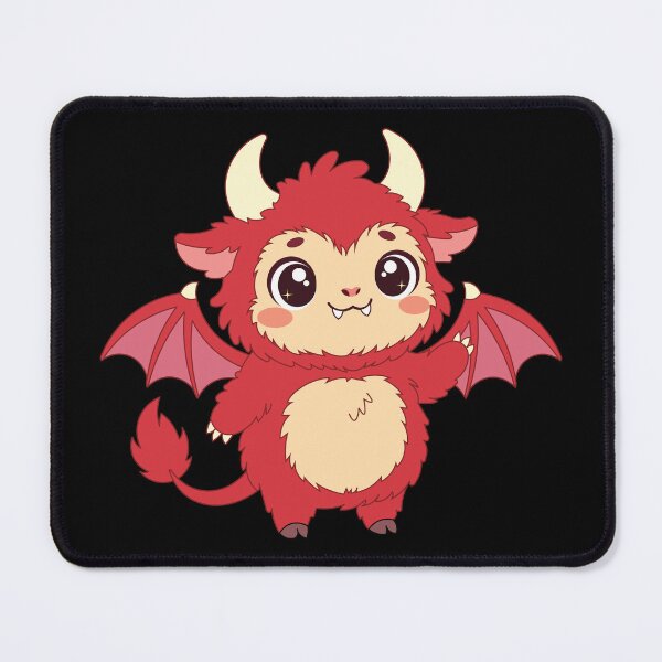 Item preview, Cute Kawaii Jersey Devil Waving Hello designed and sold by Hallowed Artistry.