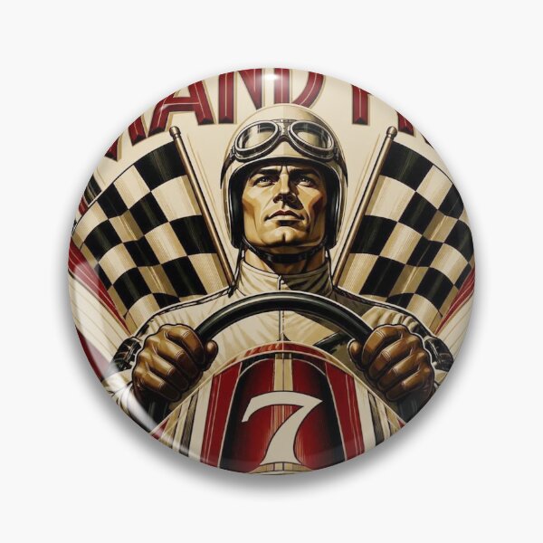Item preview, Vintage Racing Hero Poster #4 designed and sold by Helios Be. Lavsh.
