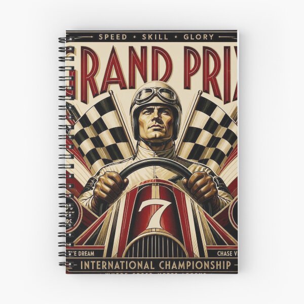 Item preview, Vintage Racing Hero Poster #4 designed and sold by Helios Be. Lavsh.