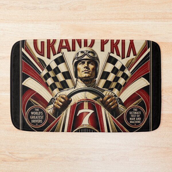 Item preview, Vintage Racing Hero Poster #4 designed and sold by Helios Be. Lavsh.