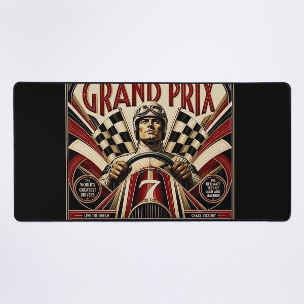 Item preview, Vintage Racing Hero Poster #4 designed and sold by Helios Be. Lavsh.