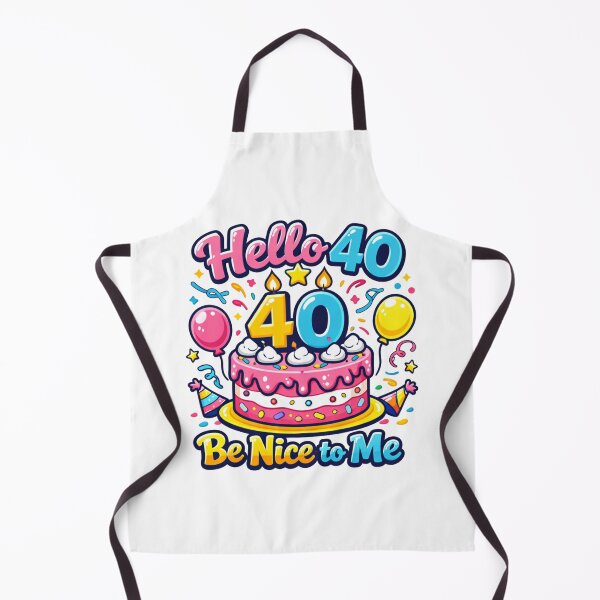 Item preview, Hola 40, sé amable conmigo | Camiseta divertida con tipografía para el 40 cumpleaños designed and sold by rushaib.