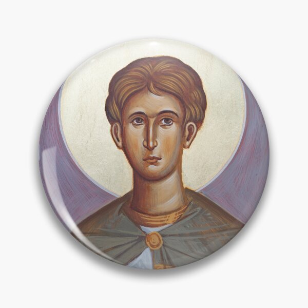 Item preview, St Dimitrios the Myrrhstreamer designed and sold by ikonographics.