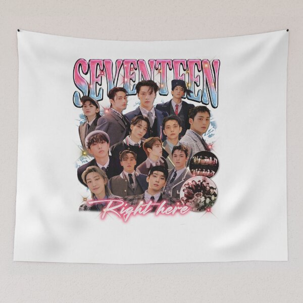 Item preview, Seventeen 17 Is Right Here Shirt, Seventeen Members Shirt, Kpop Retro 90s Bootleg Unisex Shirt, Hoodie, Sweatshirt designed and sold by BerryHand.