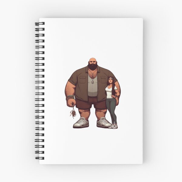 Item preview, Gentle Giant Strongman and Petite Girl Streetwear Art designed and sold by Macias123.