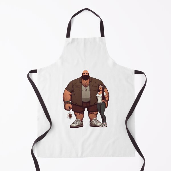 Item preview, Gentle Giant Strongman and Petite Girl Streetwear Art designed and sold by Macias123.