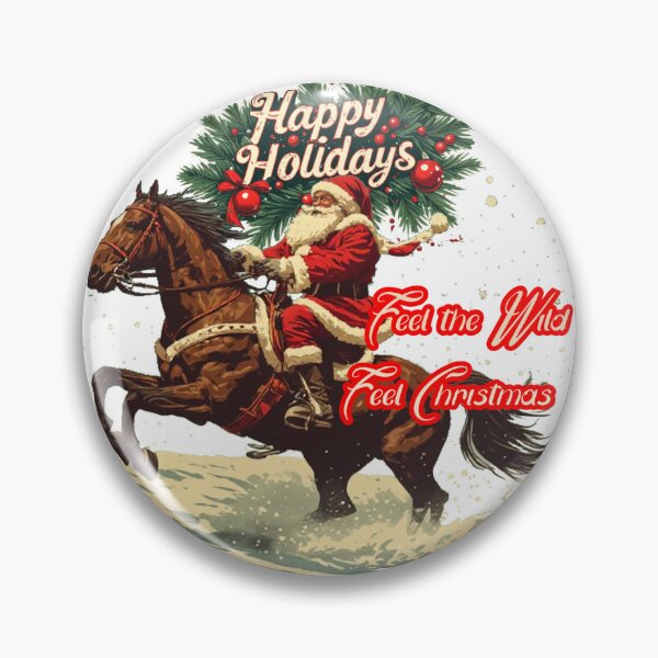 Item preview, Santa Claus riding a Horse designed and sold by Navy67.