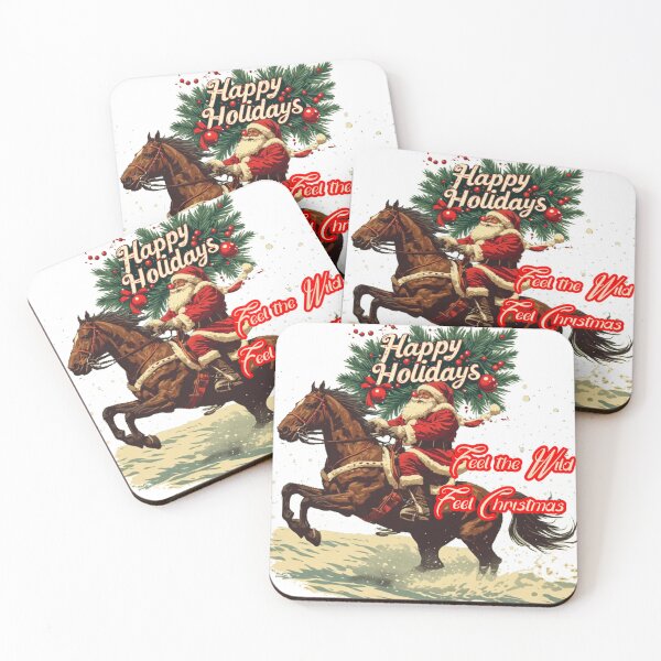 Item preview, Santa Claus riding a Horse designed and sold by Navy67.