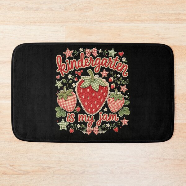Item preview, Kindergarten Is My Jam – Cute Strawberry School  designed and sold by THREE LITTLE BEANS.