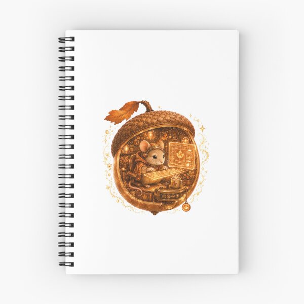 Item preview, Hacker Mouse In Cyber Acorn Control Center Steampunk Fall designed and sold by AQUILAKREO.