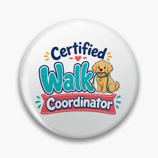 Item preview, Certified Walk Coordinator Golden Retriever Dog Dad T-Shirt designed and sold by Ashley critters.