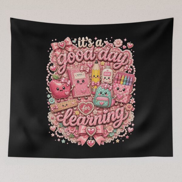 Item preview, It's a Good Day for Learning – Cute Kawaii School designed and sold by THREE LITTLE BEANS.