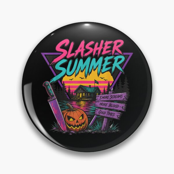 Item preview, Slasher Summer Horror Camp Cabin Machete Halloween Lake designed and sold by YubitaLeLe.