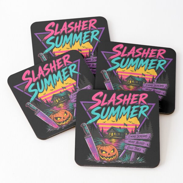 Item preview, Slasher Summer Horror Camp Cabin Machete Halloween Lake designed and sold by YubitaLeLe.