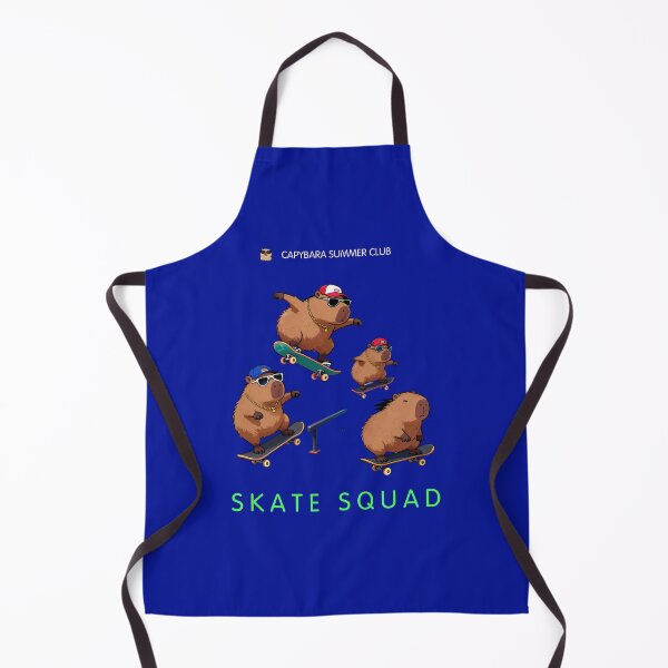 Item preview, Cute Capybara Skate Squad Cartoon designed and sold by BCapybara.