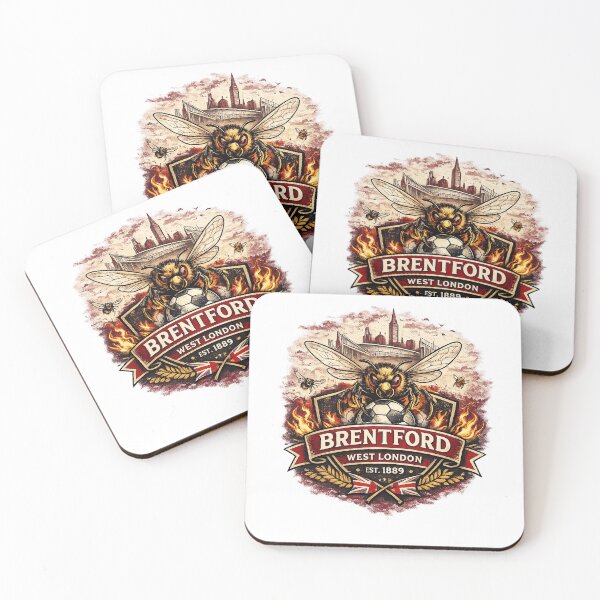 Item preview, Brentford Football Fan Graphic | West London Vintage Bee Supporter Shirt designed and sold by GarnerSupplyCo.