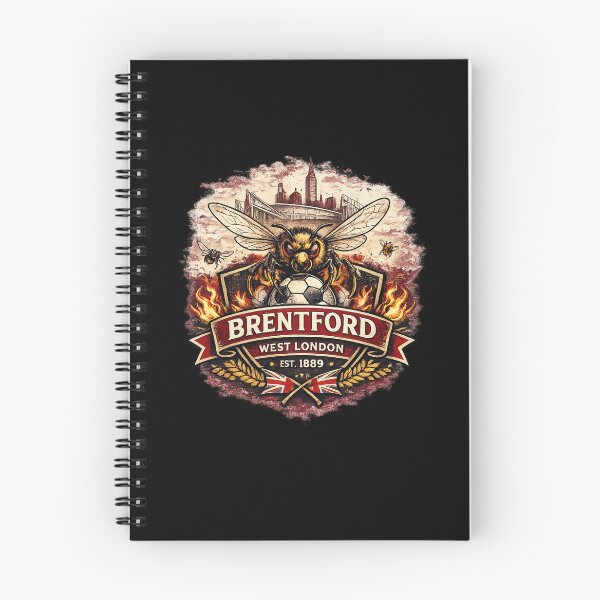 Item preview, Brentford Football Fan Graphic | West London Vintage Bee Supporter Shirt designed and sold by GarnerSupplyCo.