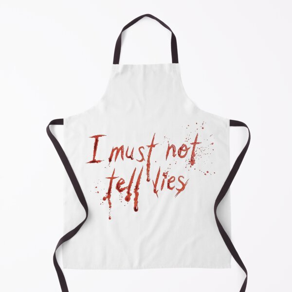 Item preview, I Must Not Tell Lies Dripping Blood Typography designed and sold by svnthaesis.