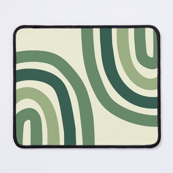 Item preview, Minimalist Boho Rainbow Abstract Art Pattern in Sage Green designed and sold by nineFlorals.