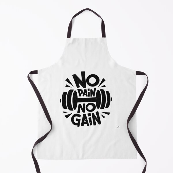 Item preview, No Pain No Gain Barbell Gym Motivation Typography designed and sold by Macias123.
