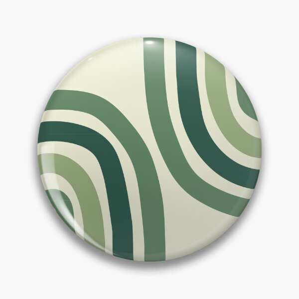 Item preview, Minimalist Boho Rainbow Abstract Art Pattern in Sage Green designed and sold by nineFlorals.