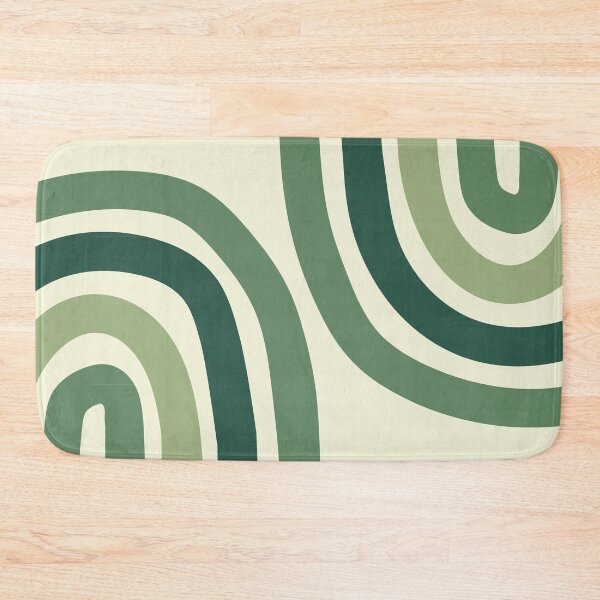 Item preview, Minimalist Boho Rainbow Abstract Art Pattern in Sage Green designed and sold by nineFlorals.