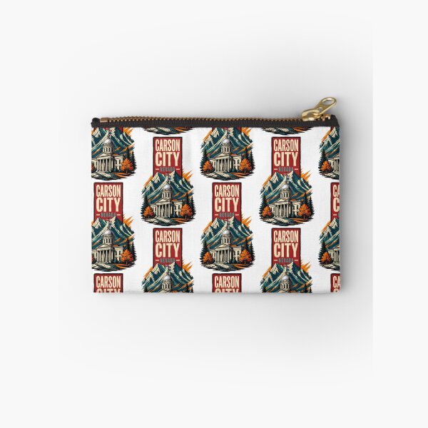 Item preview, Carson City, Nevada, USA Vintage Travel Tourism Art designed and sold by TravelersGems.