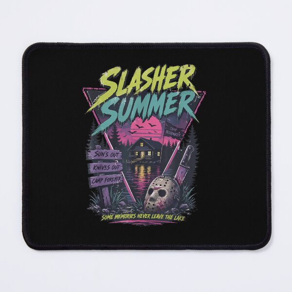 Item preview, Slasher Summer Camp Horror Lake Retro Slasher Halloween designed and sold by LittleNhutton.