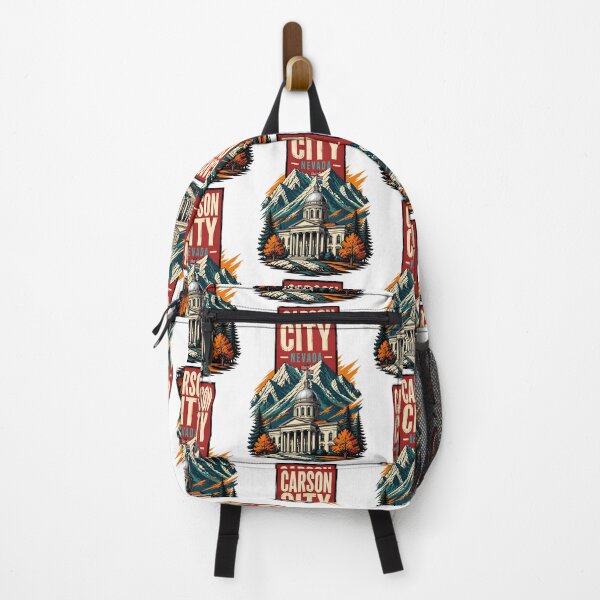 Item preview, Carson City, Nevada, USA Vintage Travel Tourism Art designed and sold by TravelersGems.