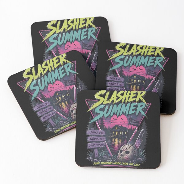 Item preview, Slasher Summer Camp Horror Lake Retro Slasher Halloween designed and sold by LittleNhutton.