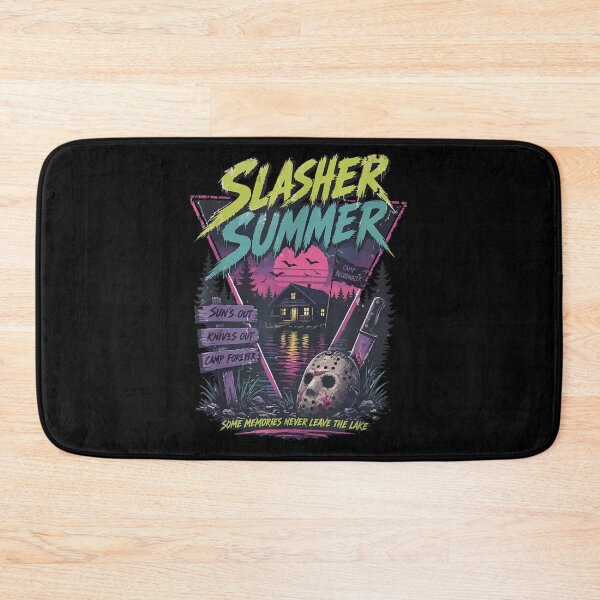 Item preview, Slasher Summer Camp Horror Lake Retro Slasher Halloween designed and sold by LittleNhutton.