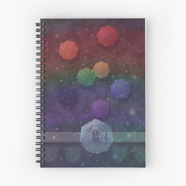 Item preview, Rainbow Umbrellas in the Starry Rain designed and sold by jjaejji.