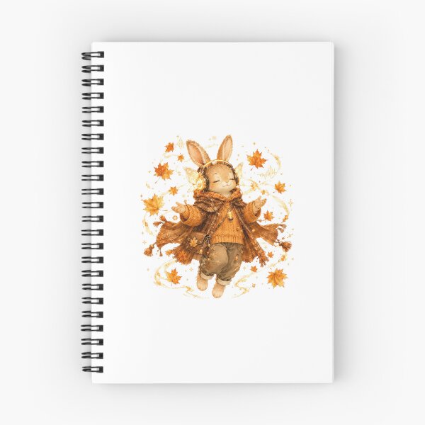 Item preview, Floating Bunny Listening To Music Steampunk Autumn Vibe designed and sold by AQUILAKREO.