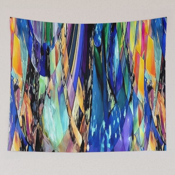 Item preview, Stain Glass Curtain designed and sold by O'clock Vibes.
