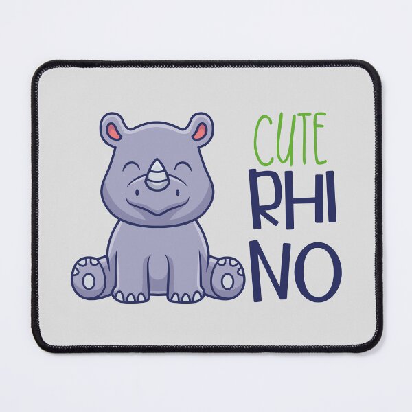 Item preview, cute rhino tee designed and sold by quickkaart.