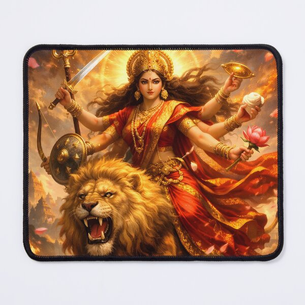 Item preview, Durga Maa – Goddess of Courage and Divine Protection designed and sold by SoniaSarkali.