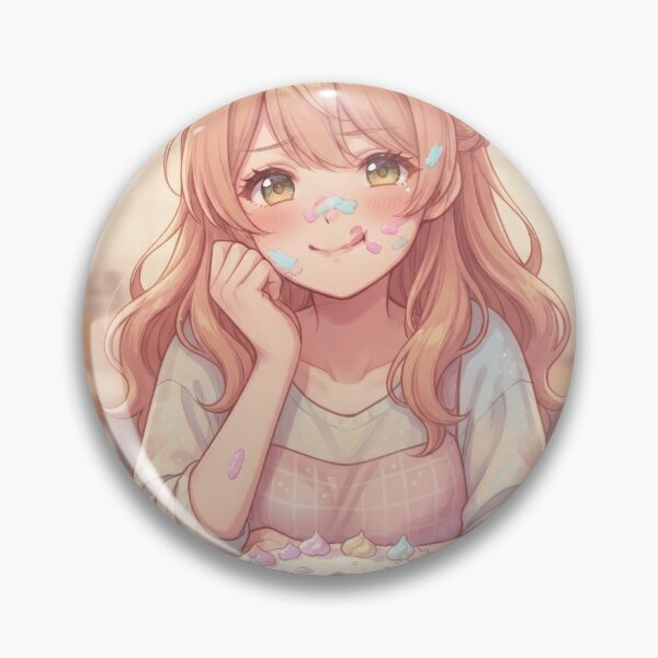 Item preview, Cute Girl Baking A Sweet Pastel Cake designed and sold by Azurart2.