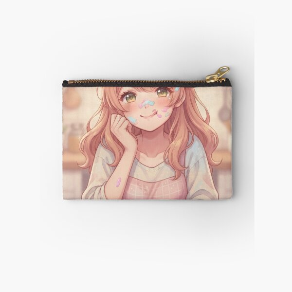 Item preview, Cute Girl Baking A Sweet Pastel Cake designed and sold by Azurart2.