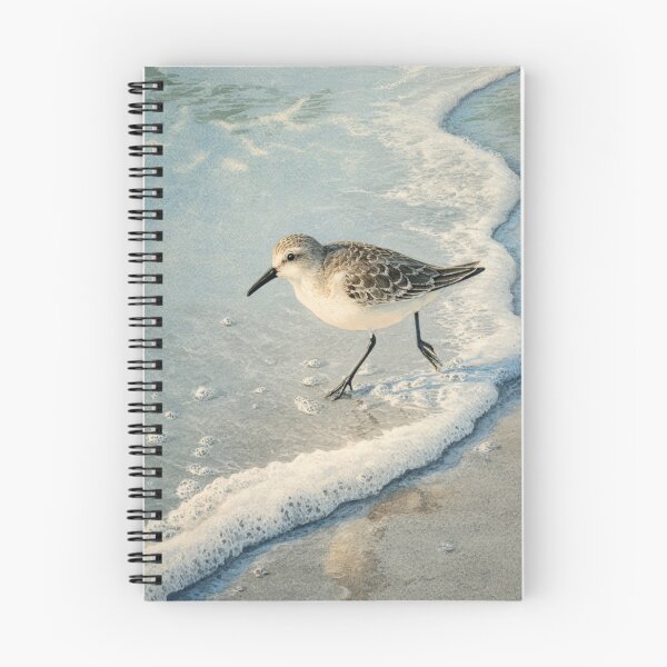Item preview, A Sandpiper running along a shoreline, Birds in Motion designed and sold by CDC40.