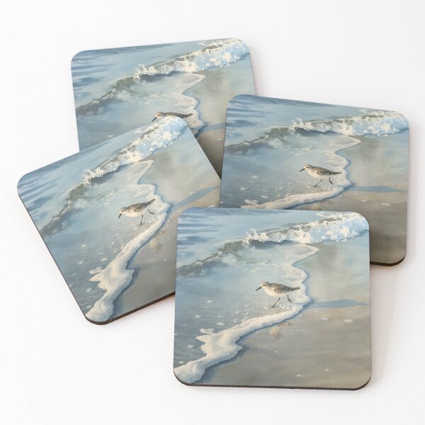 Item preview, A Sandpiper running along a shoreline, Birds in Motion designed and sold by CDC40.