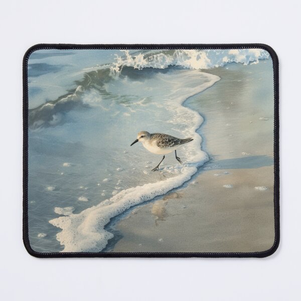 Item preview, A Sandpiper running along a shoreline, Birds in Motion designed and sold by CDC40.
