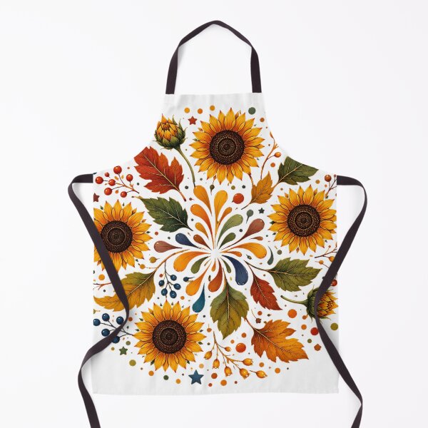 Item preview, Autumn Sunflower Mandala designed and sold by PetalGarden.