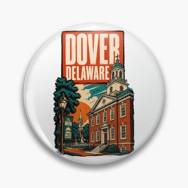 Item preview, Dover, Delaware, EE. UU. Arte de viajes y turismo vintage designed and sold by TravelersGems.