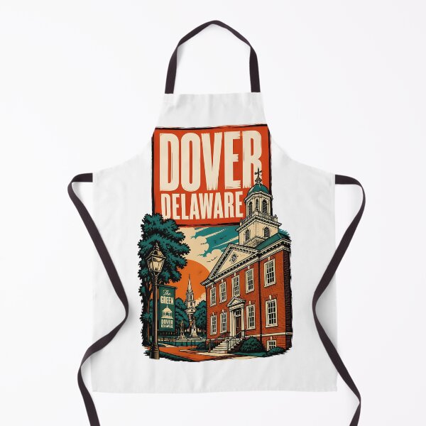 Item preview, Dover, Delaware, USA Vintage Travel Tourism Art designed and sold by TravelersGems.