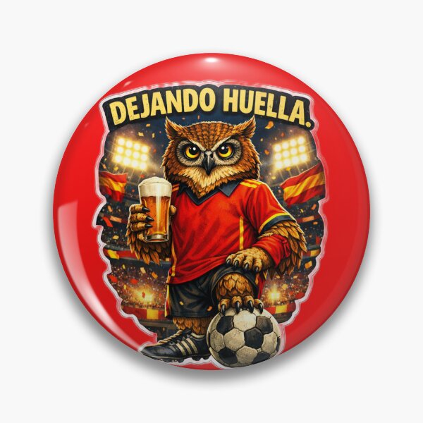 Item preview, ? LEAVING A MARK – SPANISH FOOTBALL OWL ⚽ MOTIVATIONAL SPORTS ART BY VLLC designed and sold by VICTORY LIBERTY .