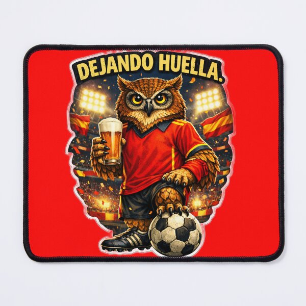 Item preview, ? LEAVING A MARK – SPANISH FOOTBALL OWL ⚽ MOTIVATIONAL SPORTS ART BY VLLC designed and sold by VICTORY LIBERTY .