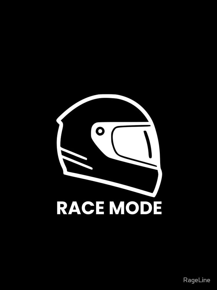 Thumbnail 5 of 5, iPhone Case, Race Mode - Minimalist Racing Helmet Design designed and sold by RageLine.
